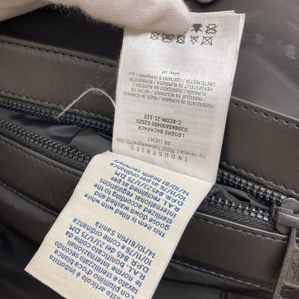 MONCLER logo Backpack Â· Daypack Nylon Ladies [Used]
