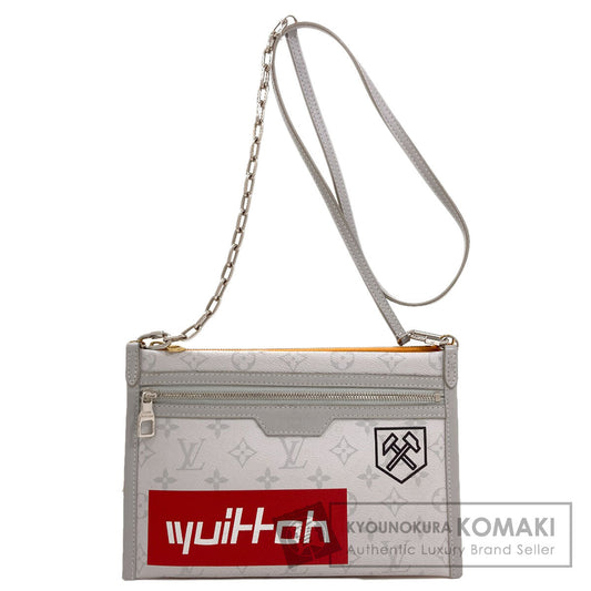 LOUIS VUITTON M44640 Monogram Flat Messenger Bag Shoulder Bag Monogram canvas Monogram DenimLadies [Used]