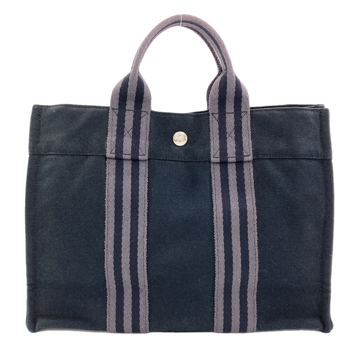 HERMES sack fool toePM Handbag Canvas Ladies [Used]