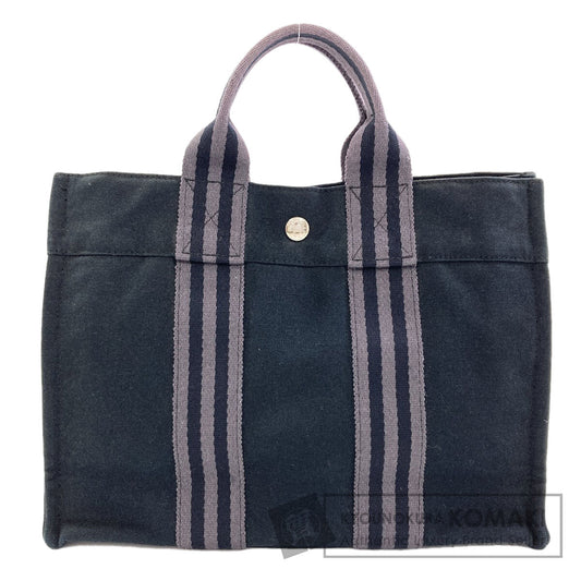 HERMES sack fool toePM Handbag Canvas Ladies [Used]