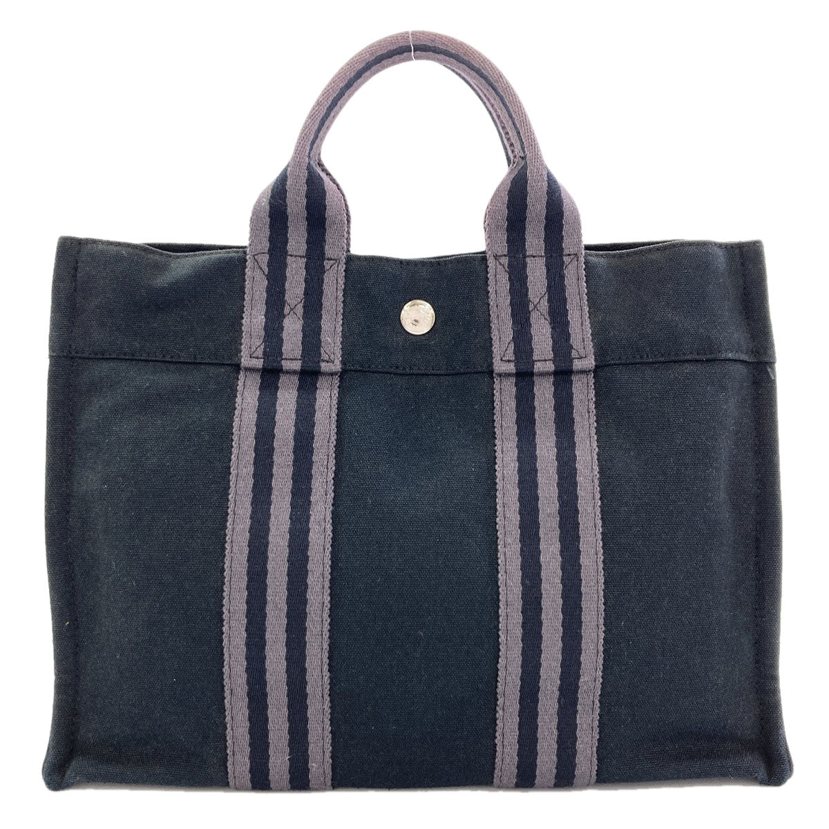 HERMES sack fool toePM Handbag Canvas Ladies [Used]