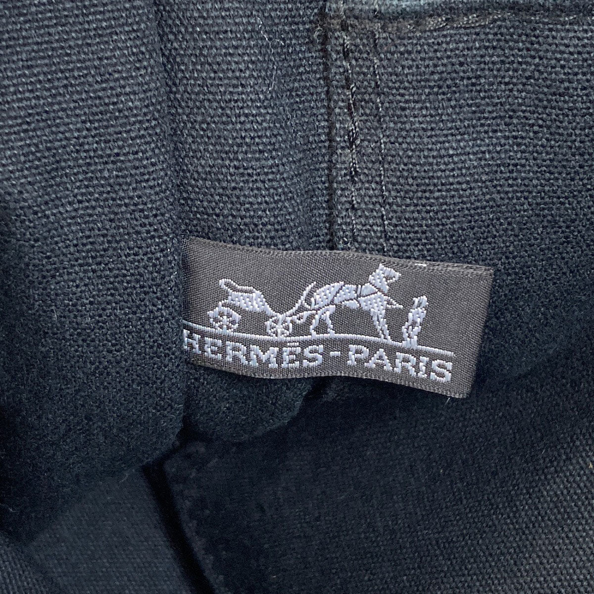 HERMES sack fool toePM Handbag Canvas Ladies [Used]