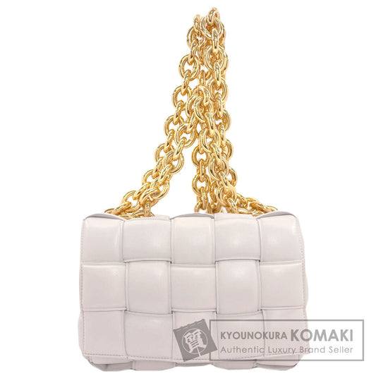 BOTTEGA VENETA Chain Cassette Maxi Intrecciato Handbag Calf Ladies [Used]
