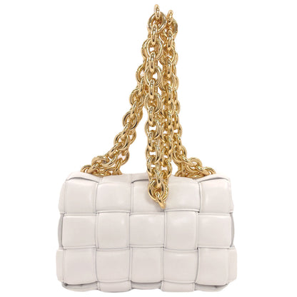 BOTTEGA VENETA Chain Cassette Maxi Intrecciato Handbag Calf Ladies [Used]