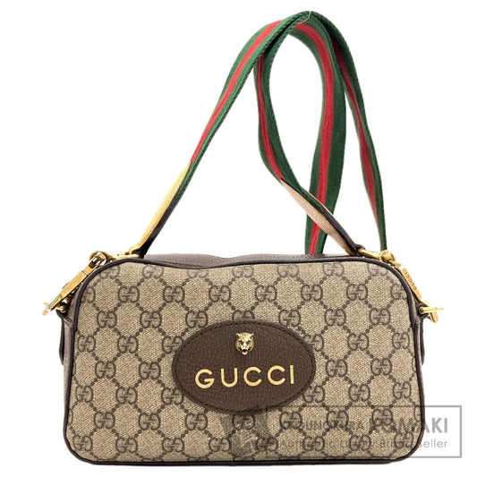 GUCCI 476466 Neo Vintage GG Supreme Shoulder Bag PVC Ladies [Used]