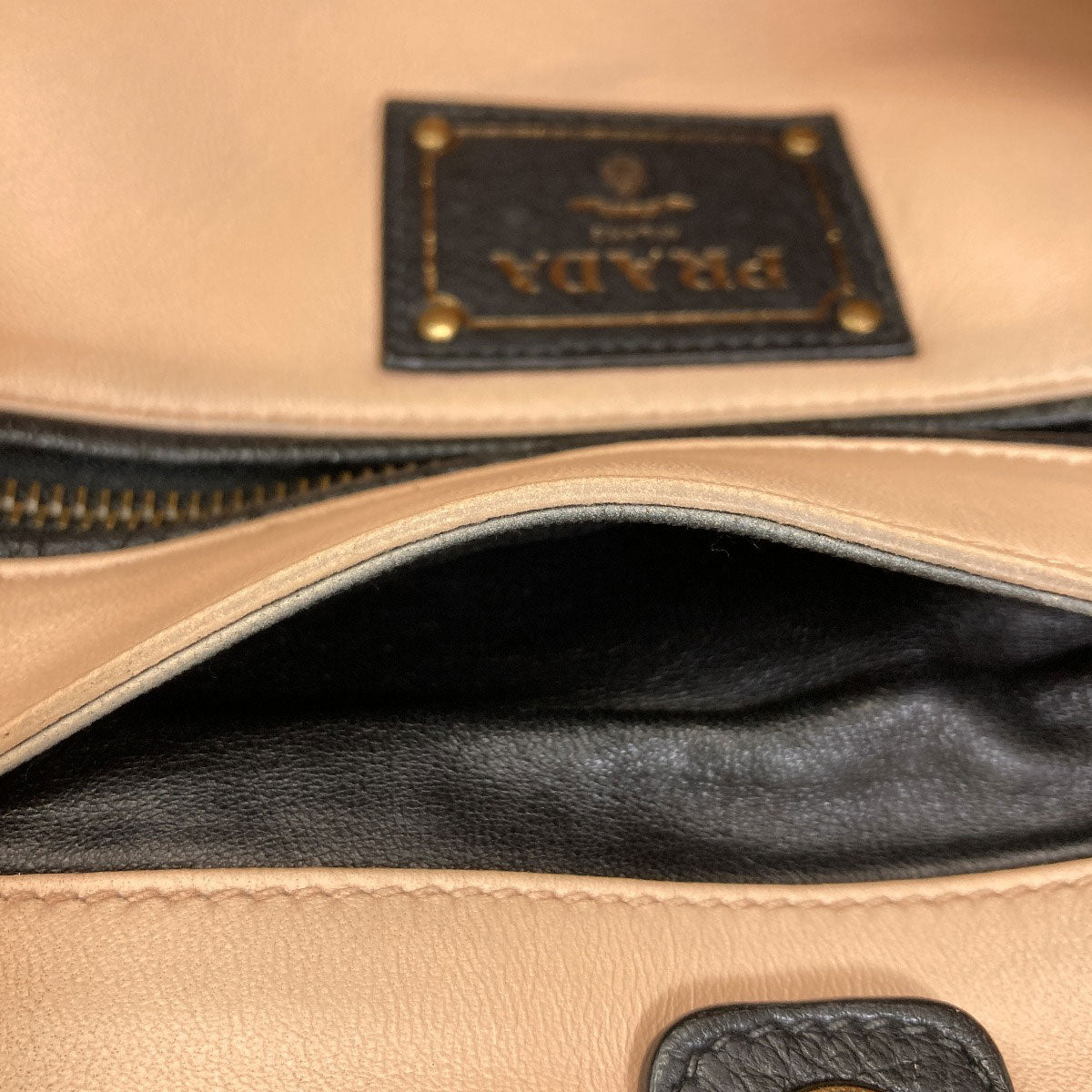 PRADA 2WAY Handbag Calf Ladies [Used]