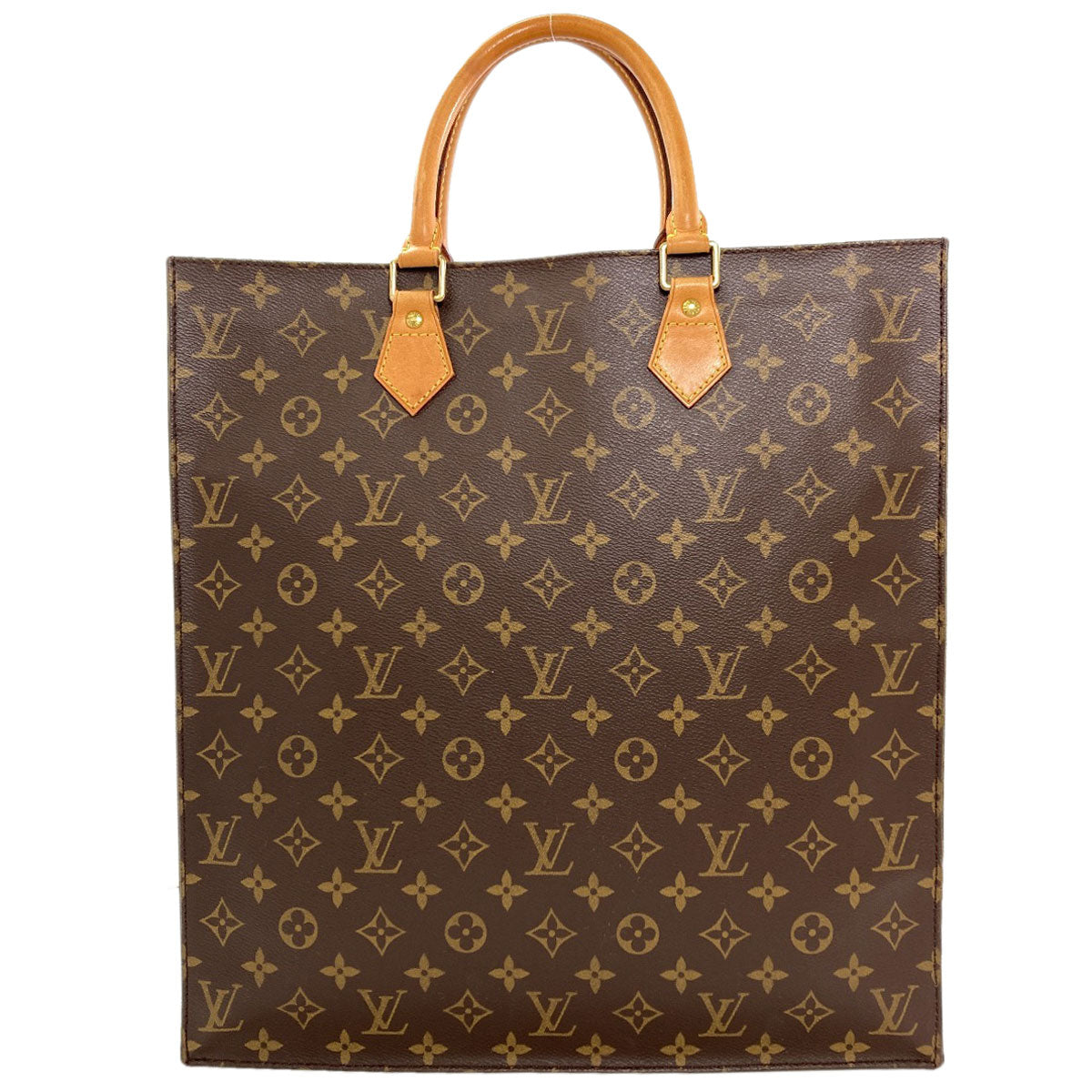 LOUIS VUITTON M51140 Sac Plat Tote Bag Monogram canvas Ladies [Used]