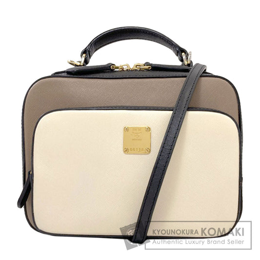 MCM Bicolor 2WAY Handbag PVC Ladies [Used]