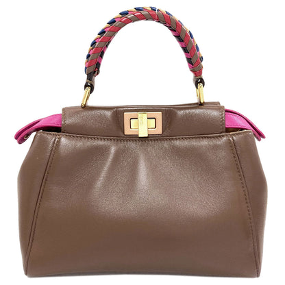 FENDI Peekaboo Mini 2WAY Handbag Leather Ladies [Used]