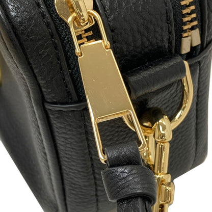 MARC JACOBS Snapshot Double J Shoulder Bag Leather Ladies [Used]