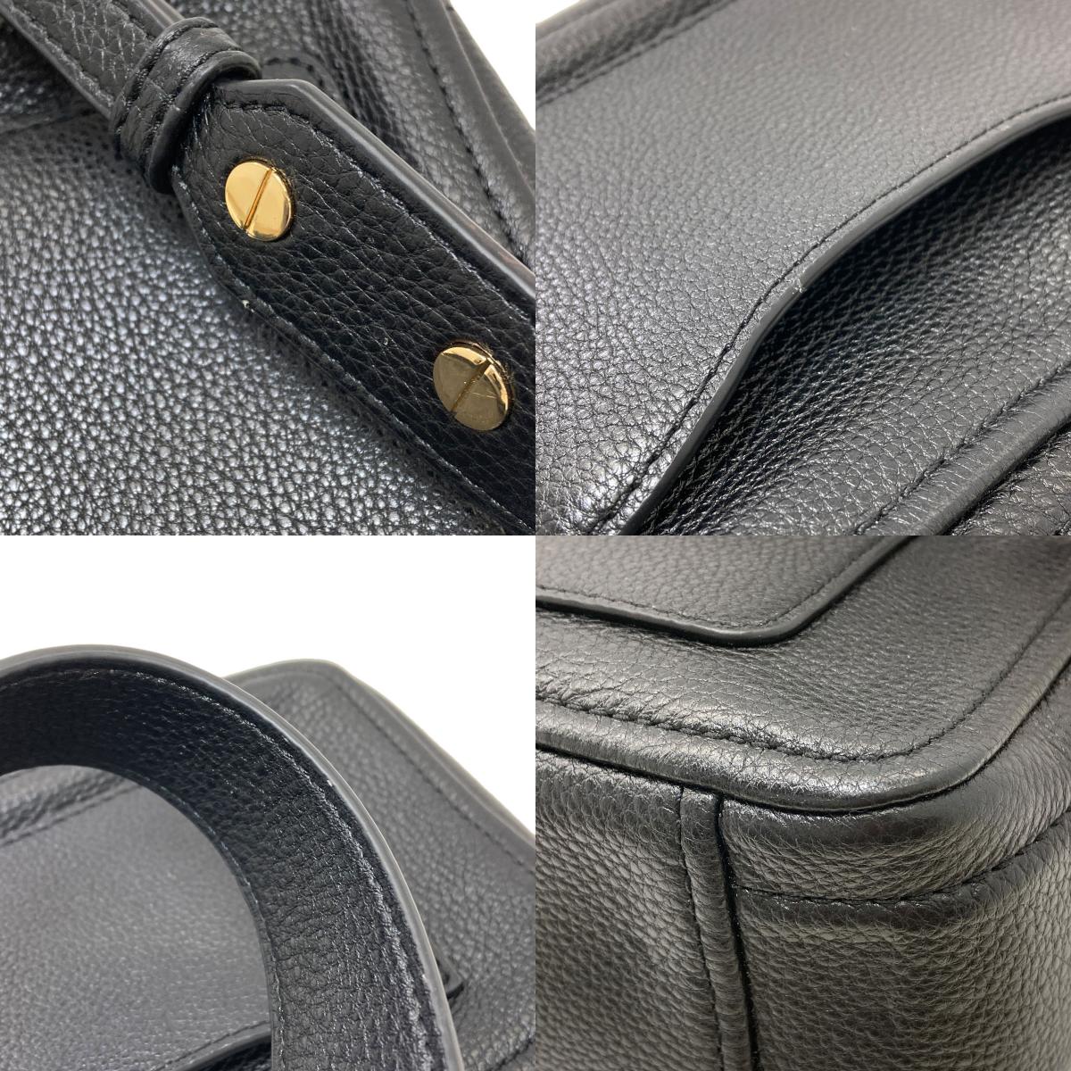 MARC JACOBS Snapshot Double J Shoulder Bag Leather Ladies [Used]