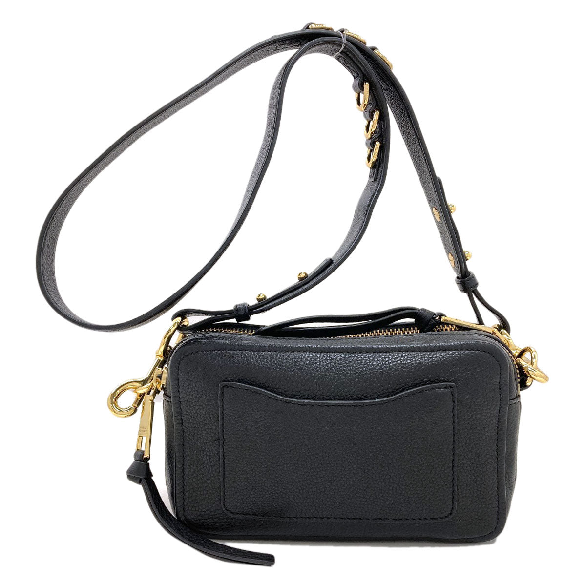 MARC JACOBS Snapshot Double J Shoulder Bag Leather Ladies [Used]