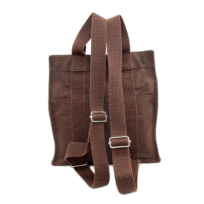 HERMES Her Line Ad MM Backpack Â· Daypack Canvas Ladies [Used]