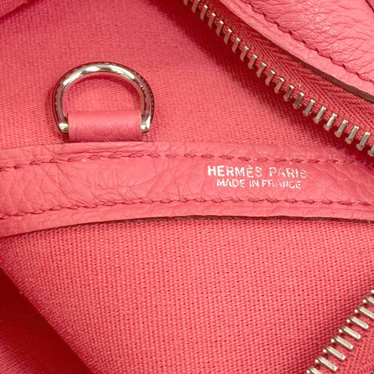 HERMES Garden Zip PM SilverHardware Tote Bag Towar Officche Ladies [Used]