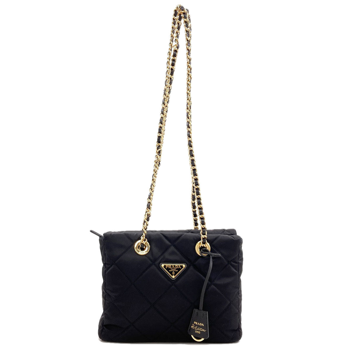 PRADA Logo Hardware Chain Shoulder Shoulder Bag Nylon Ladies [Used]