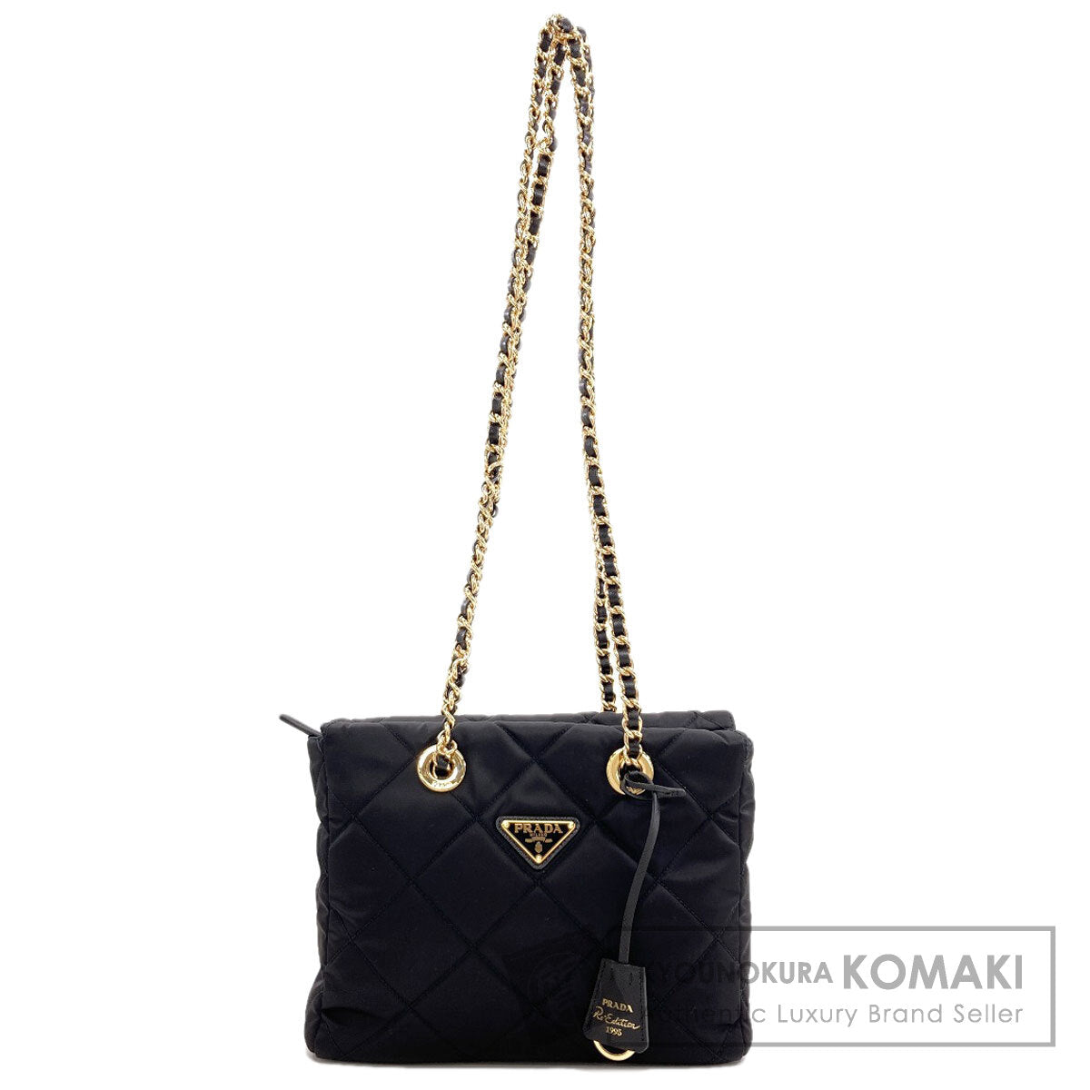PRADA Logo Hardware Chain Shoulder Shoulder Bag Nylon Ladies [Used]