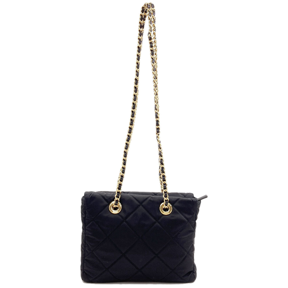 PRADA Logo Hardware Chain Shoulder Shoulder Bag Nylon Ladies [Used]