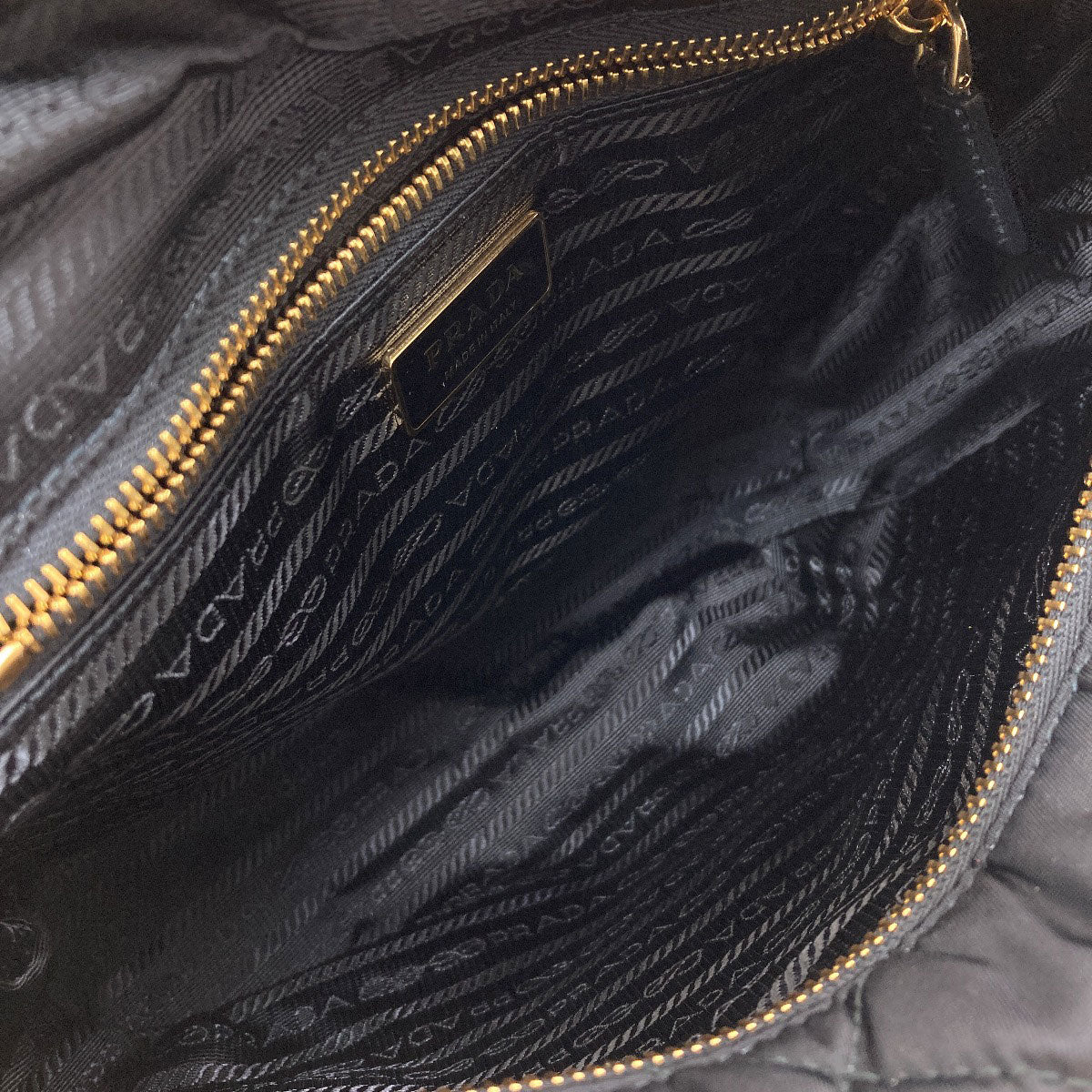 PRADA Logo Hardware Chain Shoulder Shoulder Bag Nylon Ladies [Used]