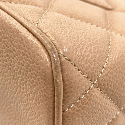 CHANEL Medallion GoldHardware Tote Bag Grained Calfskin Skin Ladies [Used]