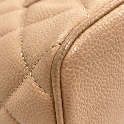 CHANEL Medallion GoldHardware Tote Bag Grained Calfskin Skin Ladies [Used]