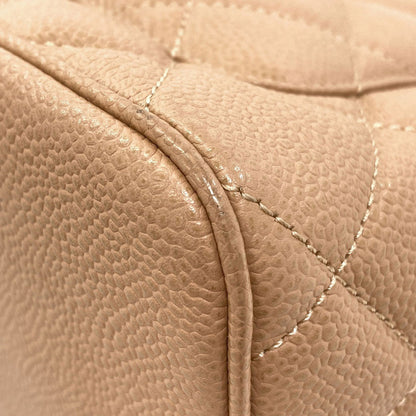 CHANEL Medallion GoldHardware Tote Bag Grained Calfskin Skin Ladies [Used]