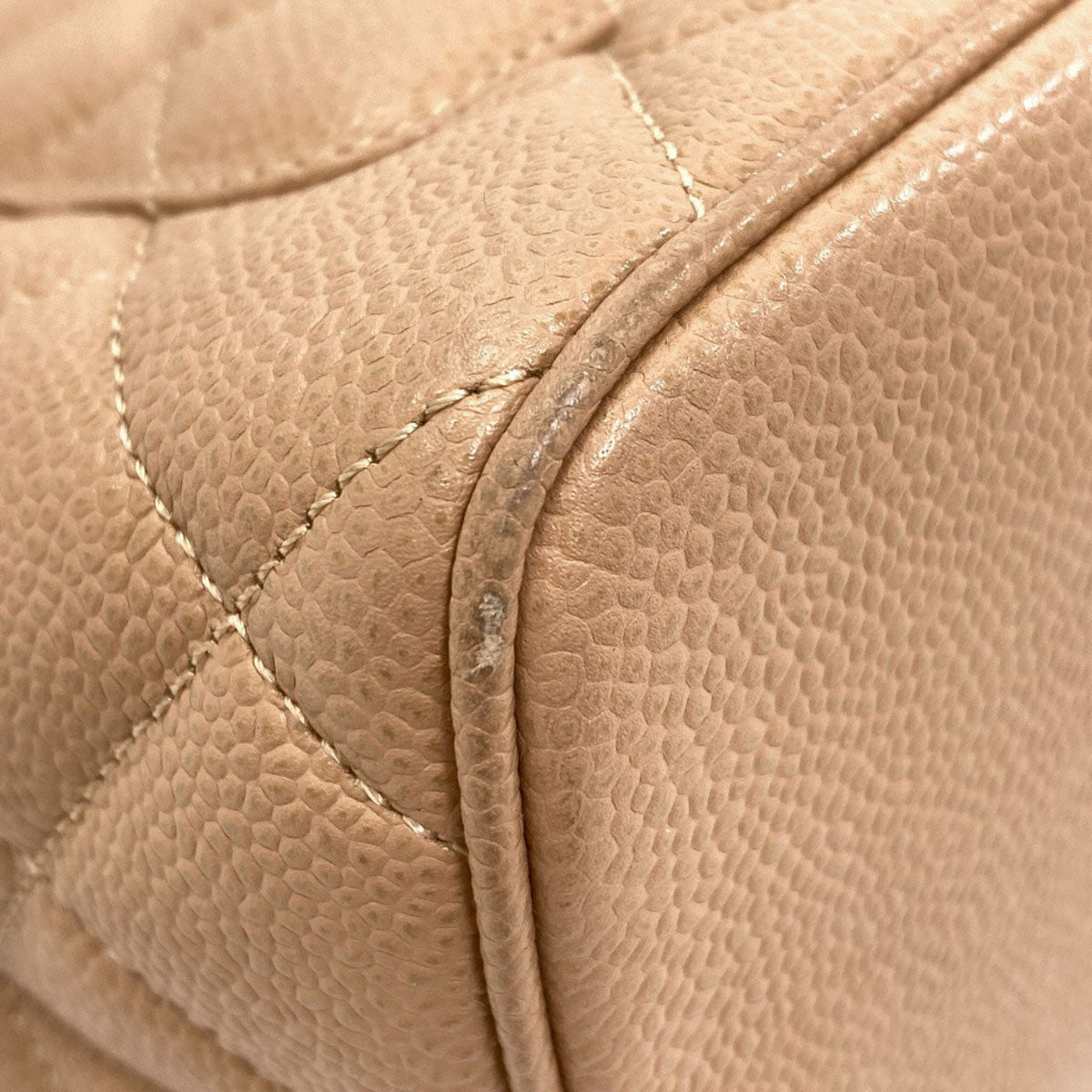 CHANEL Medallion GoldHardware Tote Bag Grained Calfskin Skin Ladies [Used]