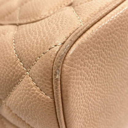 CHANEL Medallion GoldHardware Tote Bag Grained Calfskin Skin Ladies [Used]