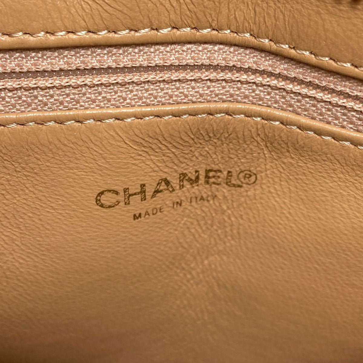 CHANEL Medallion GoldHardware Tote Bag Grained Calfskin Skin Ladies [Used]