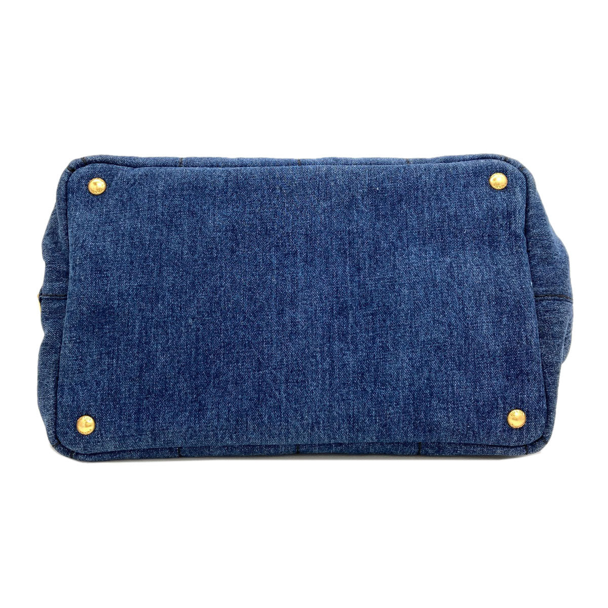 PRADA B2642B Canapa Tote Bag Denim Ladies [Used]