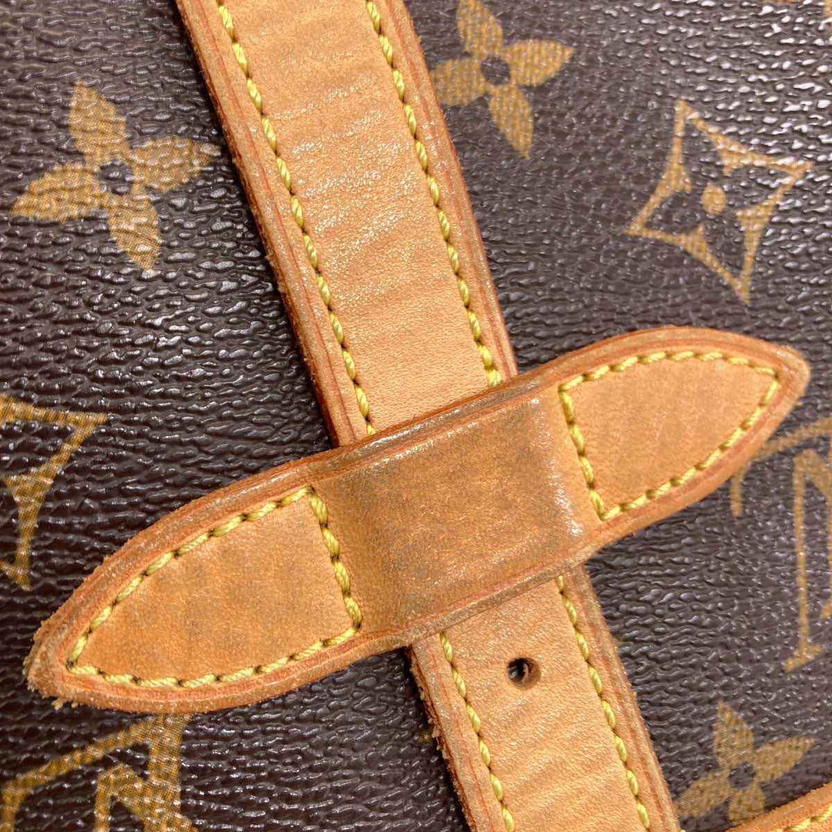 LOUIS VUITTON M40710 Saumur MM Shoulder Bag Monogram canvas Ladies [Used]