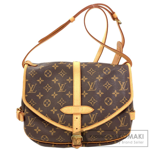 LOUIS VUITTON M40710 Saumur MM Shoulder Bag Monogram canvas Ladies [Used]