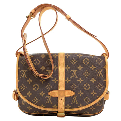 LOUIS VUITTON M40710 Saumur MM Shoulder Bag Monogram canvas Ladies [Used]