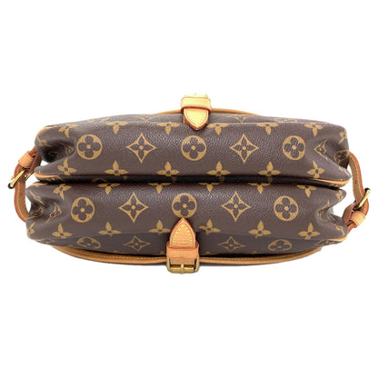LOUIS VUITTON M40710 Saumur MM Shoulder Bag Monogram canvas Ladies [Used]