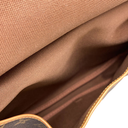 LOUIS VUITTON M40710 Saumur MM Shoulder Bag Monogram canvas Ladies [Used]