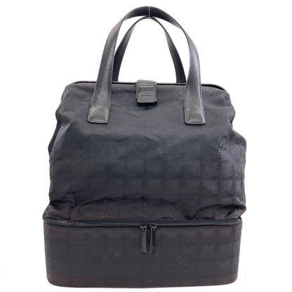 CHANEL New travel line Tote Bag Nylon jacquard Ladies [Used]