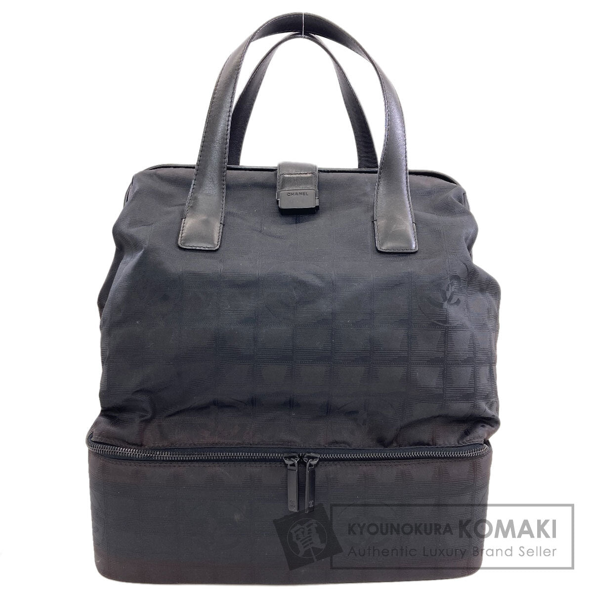 CHANEL New travel line Tote Bag Nylon jacquard Ladies [Used]