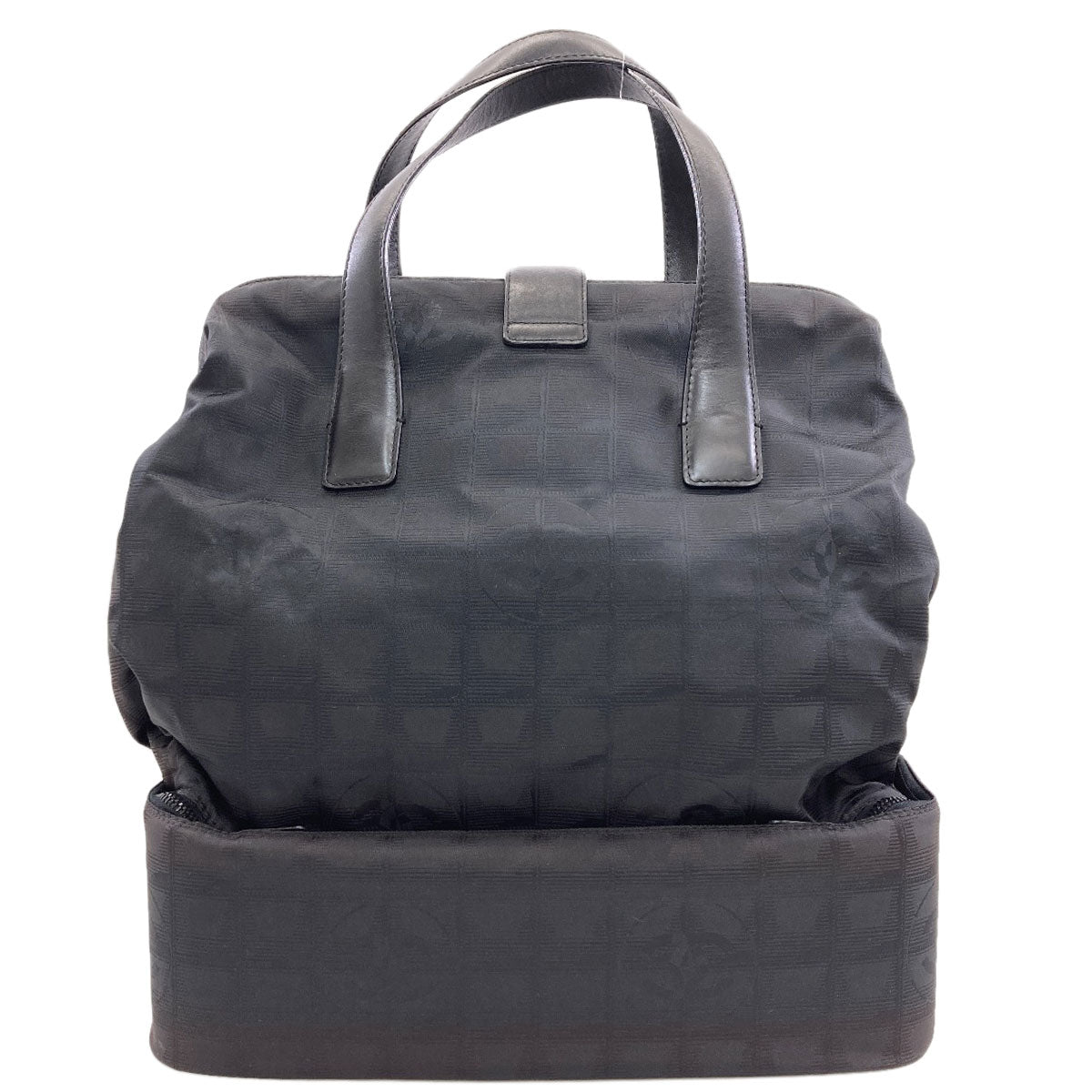 CHANEL New travel line Tote Bag Nylon jacquard Ladies [Used]