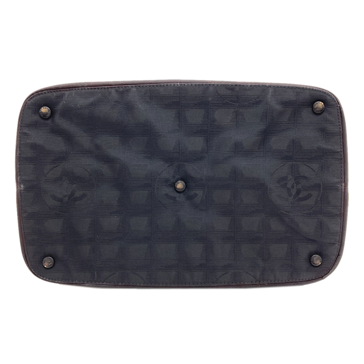 CHANEL New travel line Tote Bag Nylon jacquard Ladies [Used]