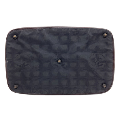 CHANEL New travel line Tote Bag Nylon jacquard Ladies [Used]