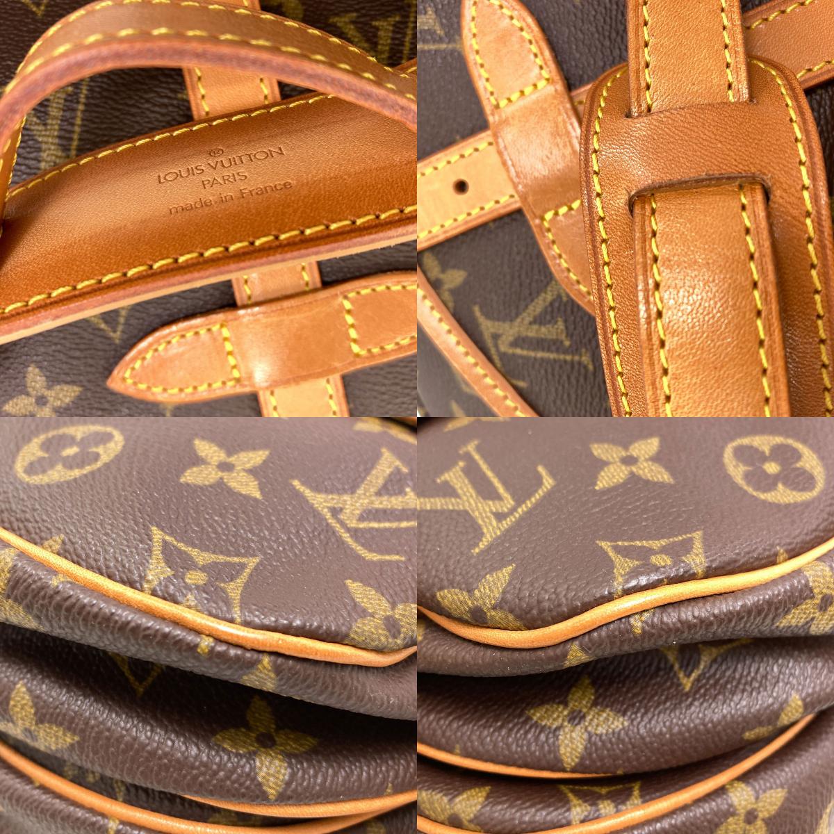 LOUIS VUITTON M40710 Saumur MM Shoulder Bag Monogram canvas Ladies [Used]