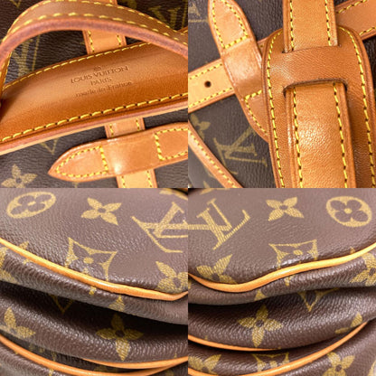 LOUIS VUITTON M40710 Saumur MM Shoulder Bag Monogram canvas Ladies [Used]