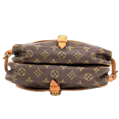 LOUIS VUITTON M40710 Saumur MM Shoulder Bag Monogram canvas Ladies [Used]