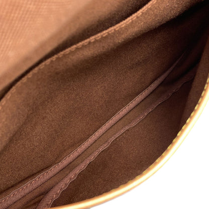 LOUIS VUITTON M40710 Saumur MM Shoulder Bag Monogram canvas Ladies [Used]