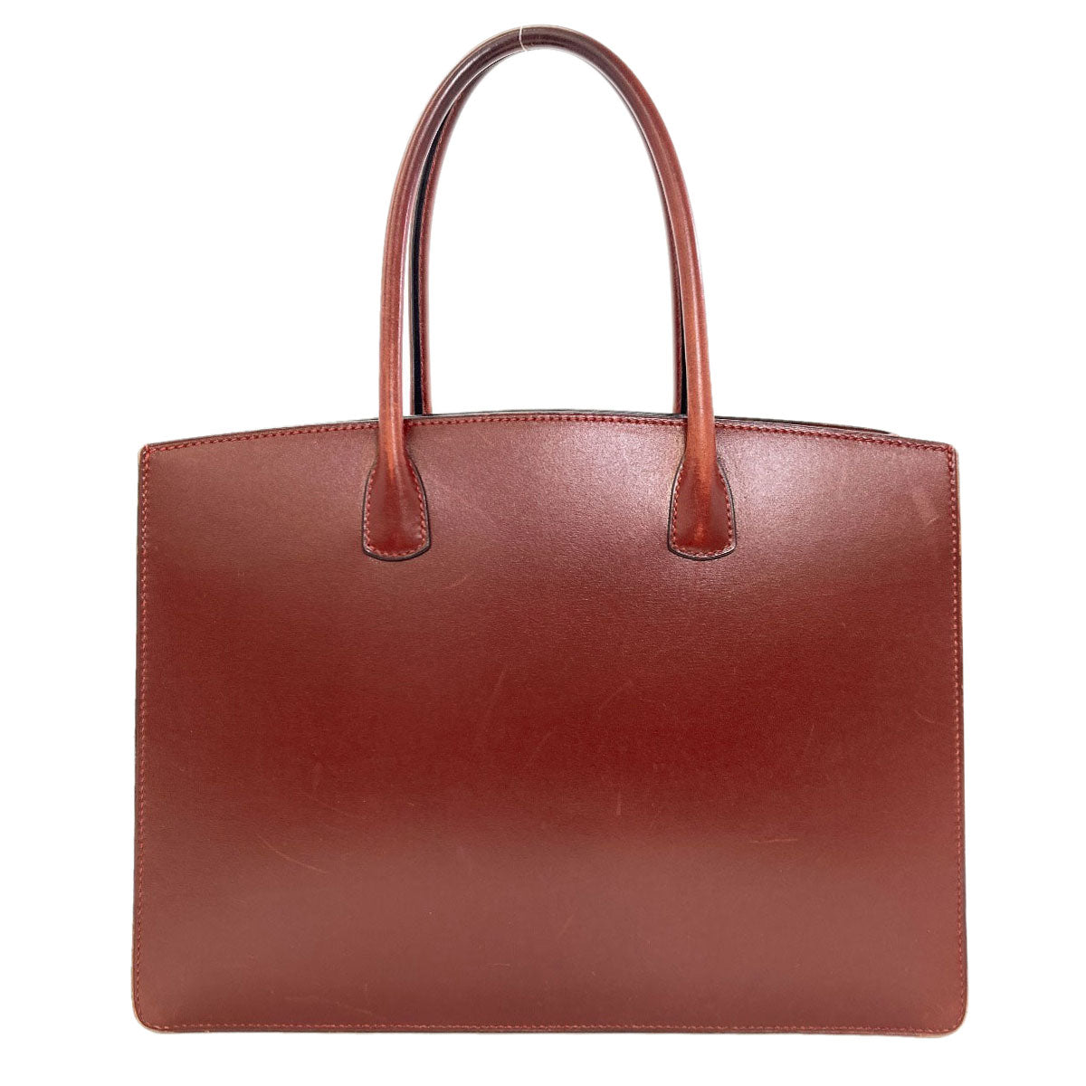 HERMES Whitebus GoldHardware Tote Bag Box calf Ladies [Used]