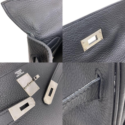HERMES Kelly 32 inner stitch SilverHardware Handbag Taurillon Clemence Ladies [Used]