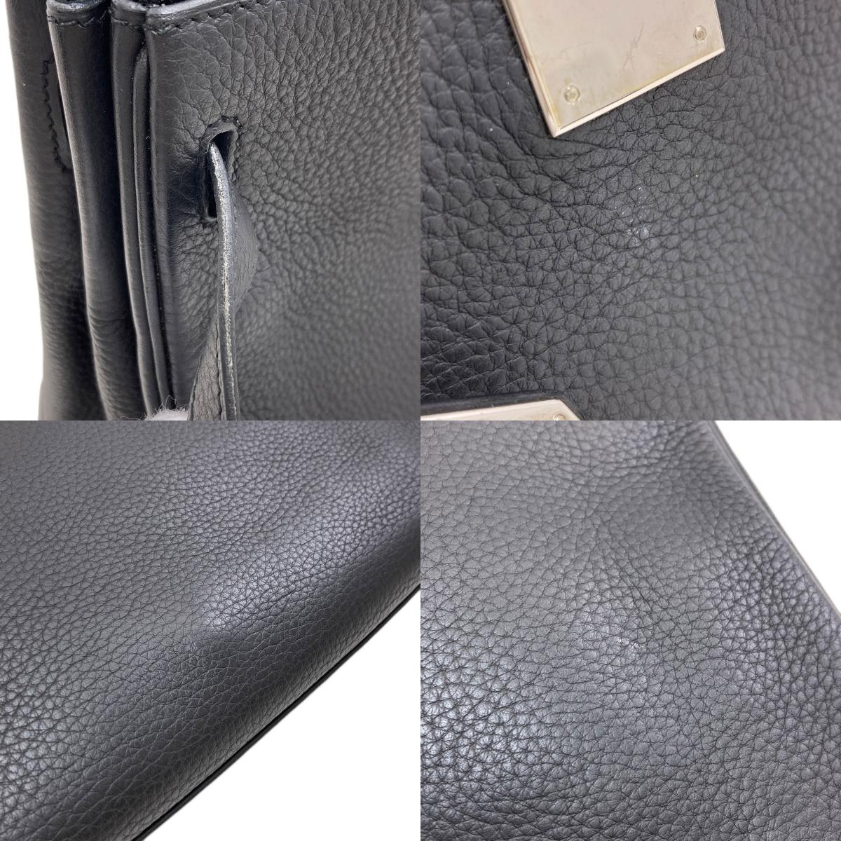 HERMES Kelly 32 inner stitch SilverHardware Handbag Taurillon Clemence Ladies [Used]