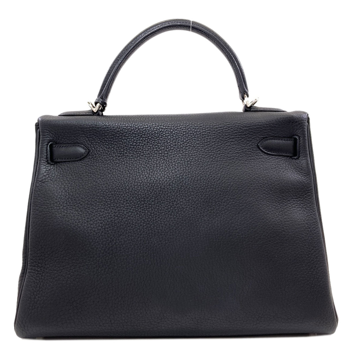 HERMES Kelly 32 inner stitch SilverHardware Handbag Taurillon Clemence Ladies [Used]
