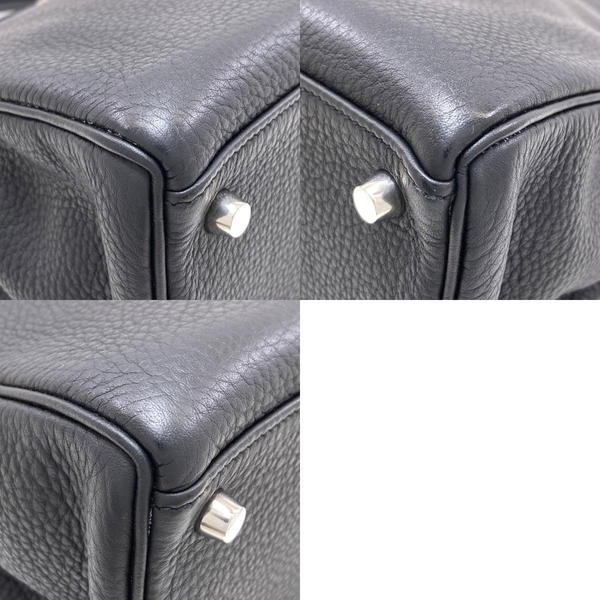 HERMES Kelly 32 inner stitch SilverHardware Handbag Taurillon Clemence Ladies [Used]