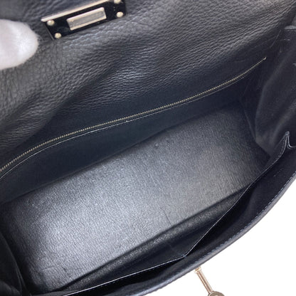 HERMES Kelly 32 inner stitch SilverHardware Handbag Taurillon Clemence Ladies [Used]