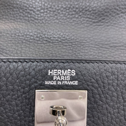 HERMES Kelly 32 inner stitch SilverHardware Handbag Taurillon Clemence Ladies [Used]